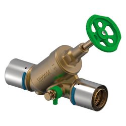 Uponor S-Press Schrägsitzventil, DN 32, 40mm, 1119314... UPONOR-1119314 6414905559954 (Abb. 1)
