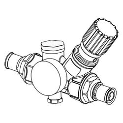 Uponor S-Press Plus Zirkulationsventil DN 20 16mm, 1119319... UPONOR-1119319 6414905560035 (Abb. 1)