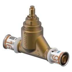Uponor S-Press Plus Unterputzventil, DN 15, 16mm, 1119321... UPONOR-1119321 6414905560059 (Abb. 1)