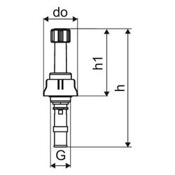 Uponor Vario S-Durchflussmesser, 0-5l/min, 1120811... UPONOR-1120811 6414905638161 (Abb. 1)