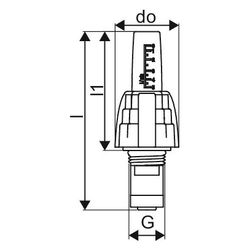 Uponor Vario Verteiler Durchflussmesser, 0-5l/min, 1133468... UPONOR-1133468 6414900359696 (Abb. 1)