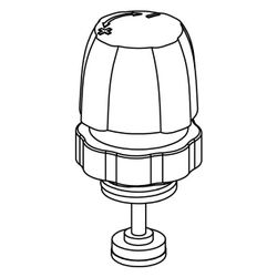 Uponor Vario Rücklaufventil M30x1,5mm, 1133469... UPONOR-1133469 6414900359702 (Abb. 1)