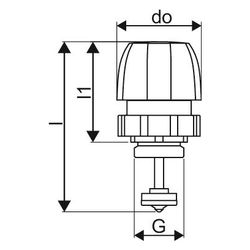 Uponor Vario Rücklaufventil M30x1,5mm, 1133469... UPONOR-1133469 6414900359702 (Abb. 1)