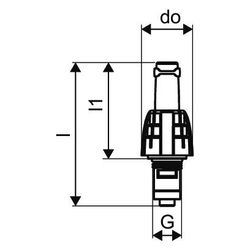 Uponor Vario Verteiler-Durchflussmesser, 0-5l/min, 1140963... UPONOR-1140963 6414900499002 (Abb. 1)