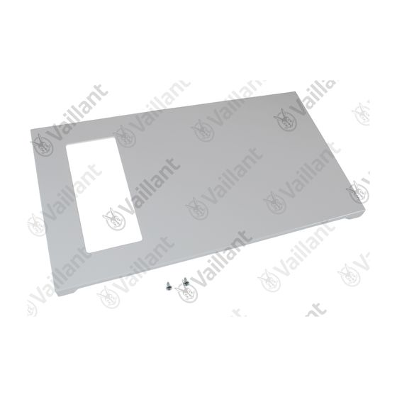 Vaillant Frontblech 0010025836