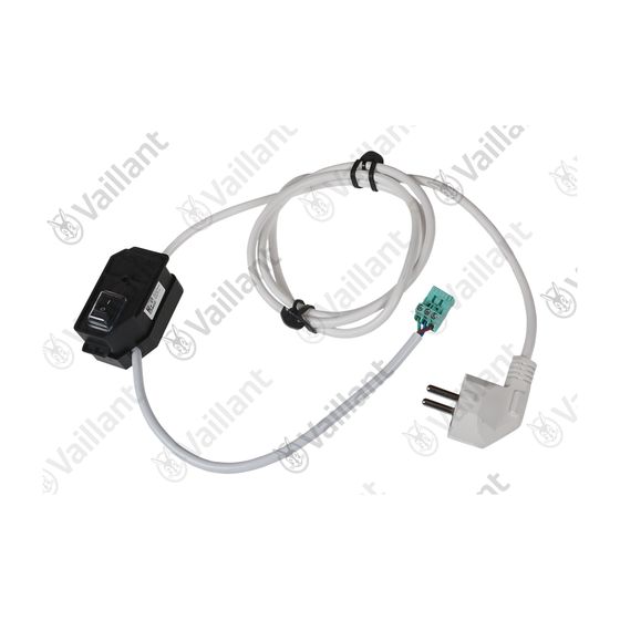 Vaillant Schalter mit EU- Stecker 0010029340