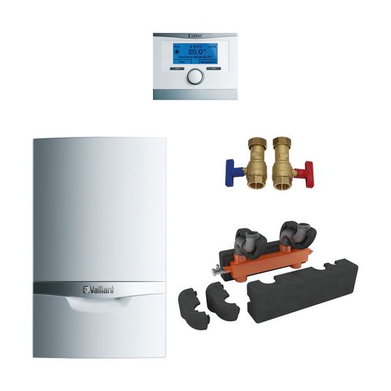 Vaillant ecoTEC plus Heizsystempaket 1.140/2 VC 476/5-5 E mit multiMATIC 700/6 Gas-Wandheizgerät  Brennwert, 8,5-48,0kW  60/40C