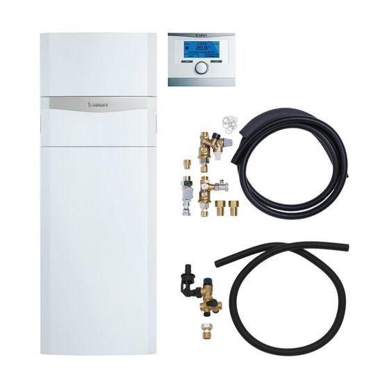 Vaillant ecoCOMPACT Paket 1.343/5 VSC 206/4-5 200 E, VRC 700/6 Gas-Kompaktgerät, Leistung 4,3-21,6kW bei 40/30 C