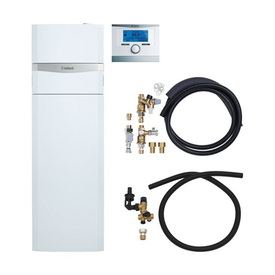 Vaillant auroCOMPACT Paket 1.433/2 VSC S 146/4-5 150 LL, VRC 700/6 Gas-Kompaktgerät, Leistung 3,4-15,2kW bei 40/30 C