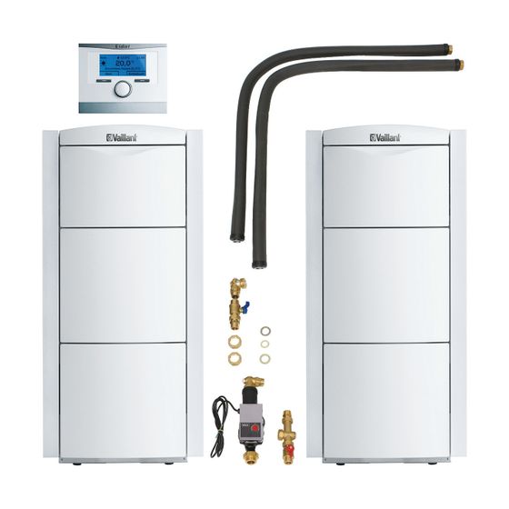 Vaillant ecoVIT exclusiv Paket 2.04/7 VKK 286/4 LL, VRC 700/6, VIH K 300, Gas-Brennwertkessel, Leistung 9,1-28,9kW bei 40/30C