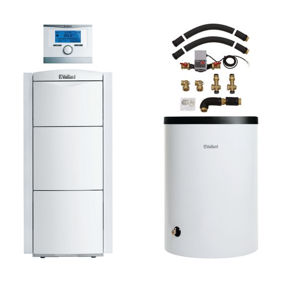 Vaillant ecoVIT exclusiv Paket 2.08/7 VKK 226/4 LL, VRC 700/6, VIH R200/6B, Gas-Brennwertkessel, Leistung 8,2-23,5kW bei 40/30C