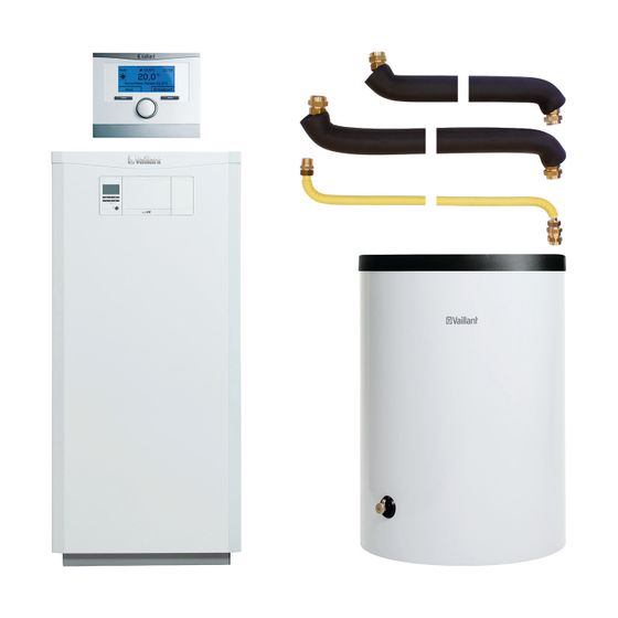 Vaillant ecoVIT VKK Paket 2.64/3 186/5 VKK 186, E, LL, VRC 700/6, VIHR 120, Zubehör, Gas-Brennwertkessel, 6-19,3kW bei 40/30 C