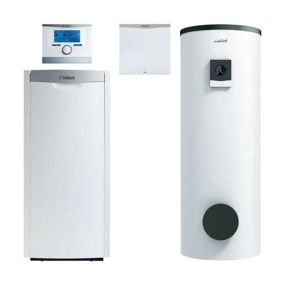 Vaillant icoVIT exclusiv Paket 3.39/6 VKO 156/3-7, VRC 700/6, VIH S 300/3 BR, Öl-Brennwertkessel, Leist. 11,1-15,8kW bei 40/30 C