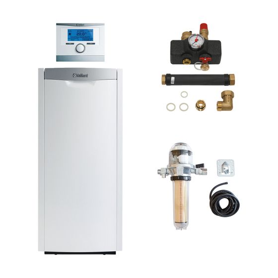 Vaillant icoVIT exclusiv Paket 3.32/7 VKO 356/3-7, VRC 700/6, Zubehör, Öl-Brennwertkessel, Leistung 22,1-36,8kW bei 40/30 C