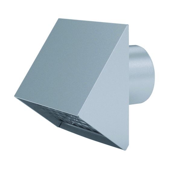 Vaillant Fassadendurchführung VAZ-G150 weißaluminium für EPP-Rohr D 180/150 mm