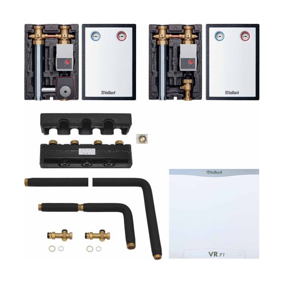 Vaillant Erweiterungspaket 7 mit 1 Mischerkreis, 1 ungeregelter Heizkreis