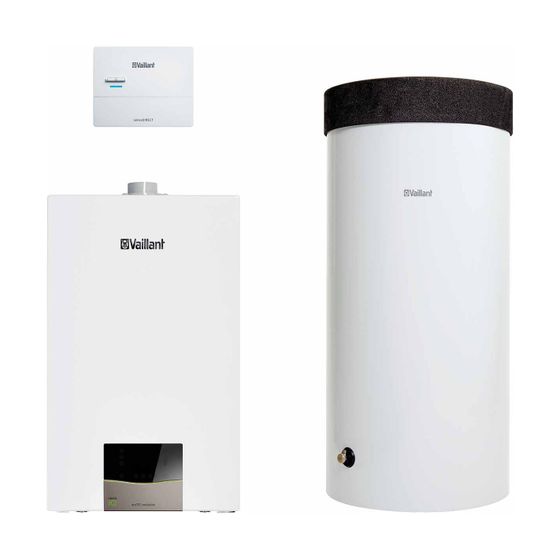 Vaillant ecoTEC exclusive Heizsystempaket 1.182/2 VC 30CS/1-7, VRC 710,VIH R 200/6 H, Leistung 4,3-33,3kW bei 50/30C