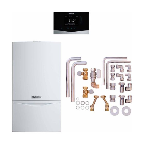 Vaillant atmoTEC plus Gas-Wandheizgerät Paket 6.205/2 VCW194/4-5 A LL, sensoHOME 380/2, Zubehör, 8,0-20,0kW bei 80/60 C