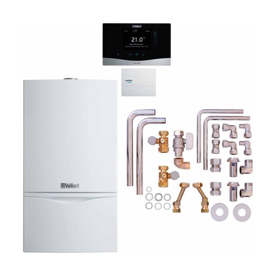 Vaillant atmoTEC plus Gas-Wandheizgerät Paket 6.209/2 VCW194/4-5 A LL, sensoHOME 380f/2, Aust. Zubehör, 8,0-20,0kW bei 80/60 C