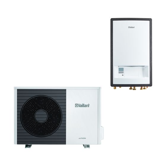 Vaillant aroTHERM Split Wärmepumpen-Paket 4.39402 2er Kaskade VWL 125/5 AS S2, Leistung 10,25kW bei A7/W35