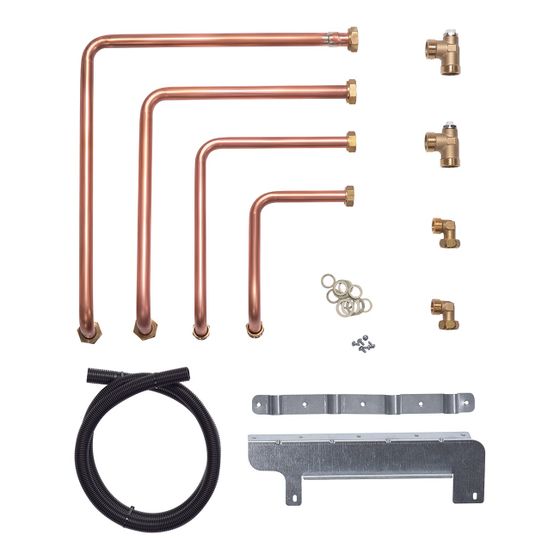Vaillant uniTOWER Split plus Anschluss-Set unisoliert rechts für Räume ab 2,1m