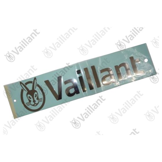 Vaillant Firmenschild für VWL 105-125/5-6 AS S2, VWL 35-75/5-8,2 AS 230V S2 und weitere, 0010045228