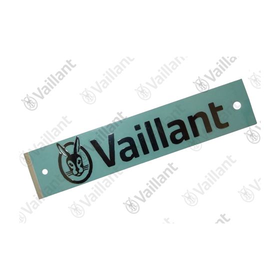 Vaillant Firmenschild für VKO 156, 256 und 356/3-7