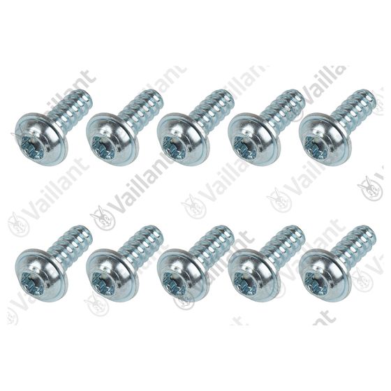Vaillant Schraube für VWL 57/8,2 IS (S1), VWL 77/8,2 IS (S1), VWL 58-78/8,2 IS und weitere, 10 Stück, 0010046085