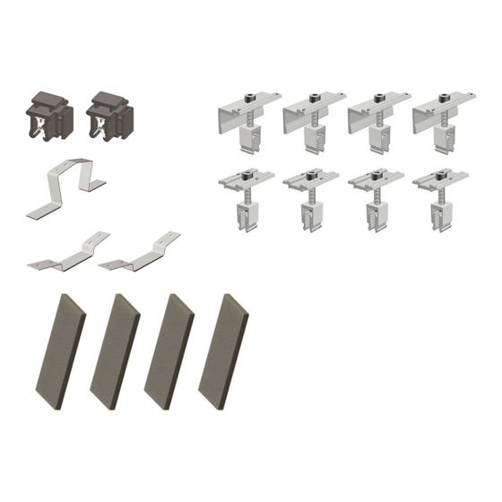 Vaillant Erweiterungsset Flachdachsystem Ost-West 10 Grad für 2 Module