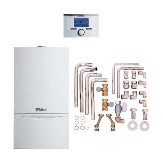 Vaillant atmoTEC plus Gas-Wandheizgerät Paket 6.85 VCW194/4-5 A LL, VRT 350, Austausch Zubehör, 8,0-20,0kW bei 80/60 C