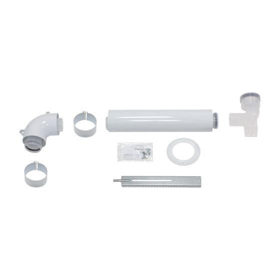 Vaillant Basis-Anschluss-Set 60/100 aus PP für Überdruckgassystem DN 100