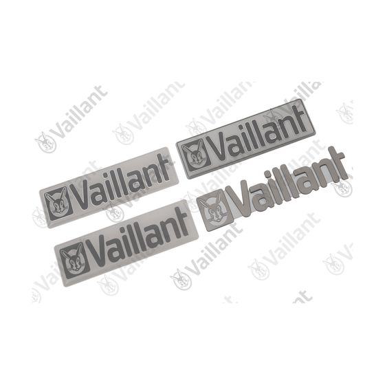 Vaillant Firmenschild Set 118096