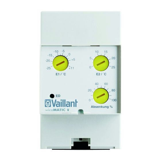 Vaillant Elektro-Zentralsteuergerät wicoMATIC V VEA-V/2