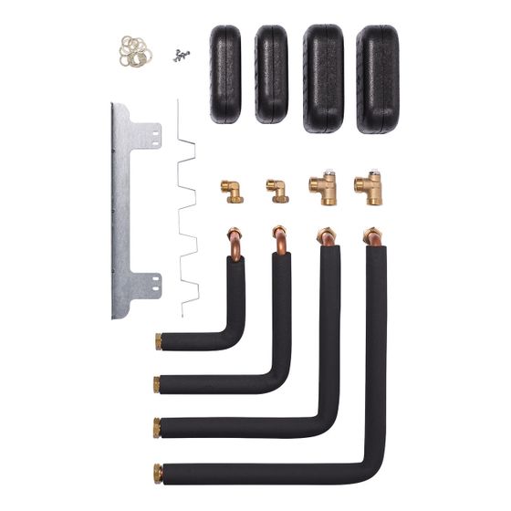 Vaillant uniTOWER Split plus Anschluss-Set isoliert links für Räume ab 2,1m