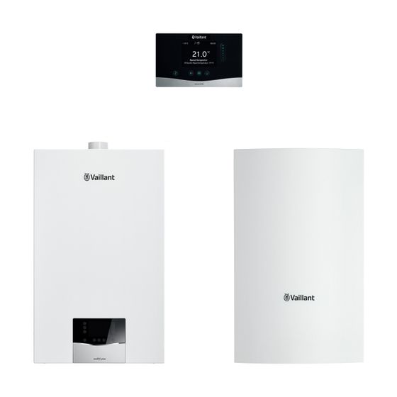 Vaillant ecoTEC plus Heizsystempaket 1.762/3 VC 20CS/1-5,VRT 380/2,VIH Q 75/2 B, Zubehör, 3,4-21kW bei 50/30C