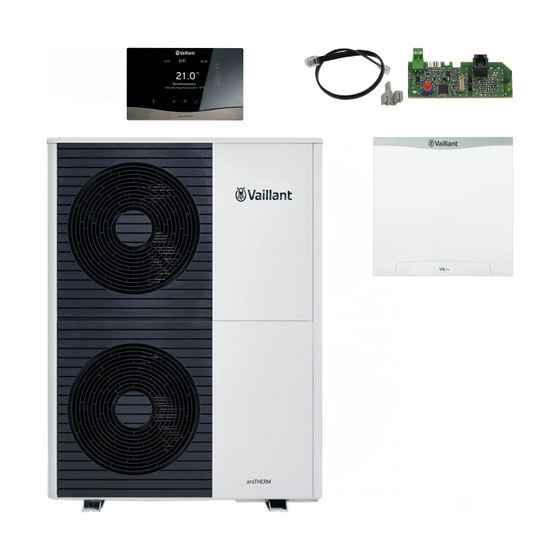 Vaillant aroTHERM Split Wärmepumpen-Paket 4.069 VWL 125/5 AS S2 für Hybridsystem, 3,6kW bei A7/W35