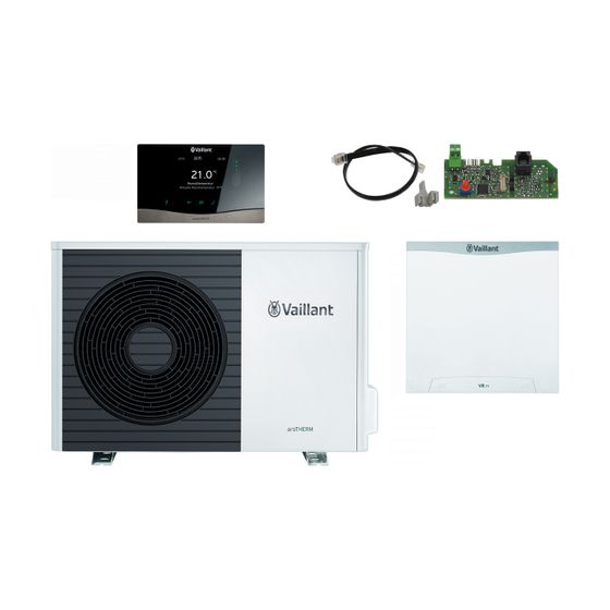 Vaillant aroTHERM Split Wärmepumpen-Paket 4.065 VWL 35/5 AS S2 für Hybridsystem, 3,8kW bei A7/W35