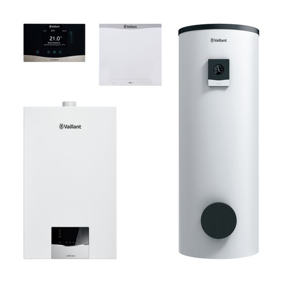 Vaillant ecoTEC plus Heizsystempaket 1.729/3 VC 15CS/1-5, VRC 720/3, VIH S 300,VR 71, 3,4-16,4kW bei 50/30C