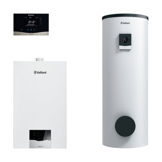 Vaillant ecoTEC plus Heizsystempaket 1.731/3 VC 20CS/1-5, VRC 720/3, VIH S 300/3 BR, 3,4-21kW bei 50/30C