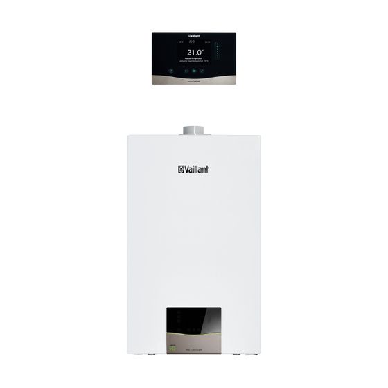 Vaillant ecoTEC exclusive Heizsystempaket 1.163/3 VC 30CS/1-7, VRC 720/3, Leistung 4,3-33,3kW bei 50/30C