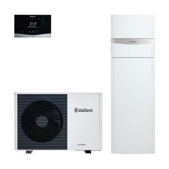 Vaillant aroTHERM Split Wärmepumpen-Paket 4.0203 VWL 75/5 AS S2 mit uniTOWER VWL, Leistung 5,78kW bei A7/W35