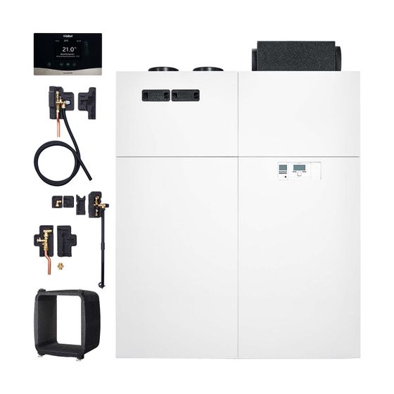 Vaillant recoCOMPACT exclusive Wärmepumpen-Paket 4.9200 VWL 39/5 S2, Heizleistung 4,92kW bei A7/W35