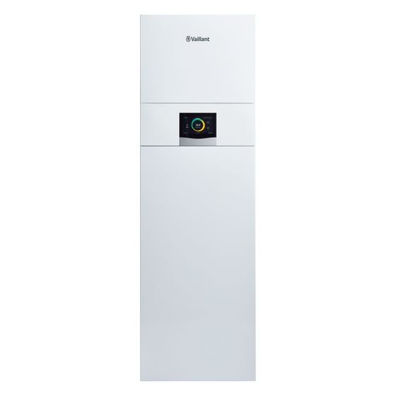 Vaillant geoCompact exclusive Sole-Wasser-Heizungswärmepumpe VWS 53/8.1 IQ, R290, 5,04kW bei B0/W35, 400V, 185L WW-Speicher