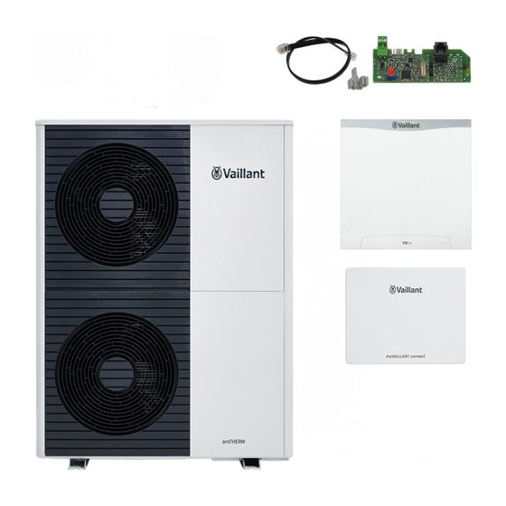 Vaillant aroTHERM plus Wärmepumpen-Paket 4.3207 VWL 55/6A S2 mit uniTOWER plus VIH QW190, Leistung 3,4kW bei A7/W35