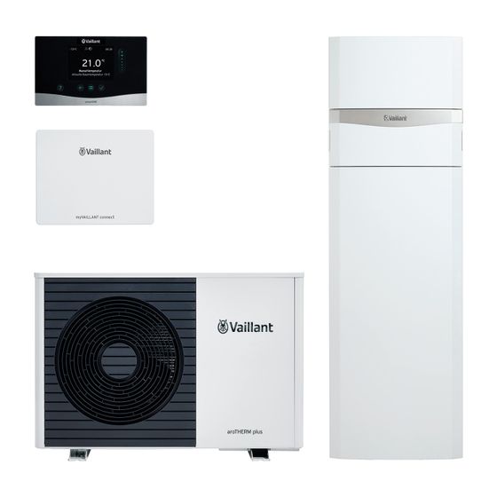 Vaillant aroTHERM plus Wärmepumpen-Paket 4.3206 VWL 35/6A S2 mit uniTOWER plus VIH QW190, Leistung 3,3kW bei A7/W35