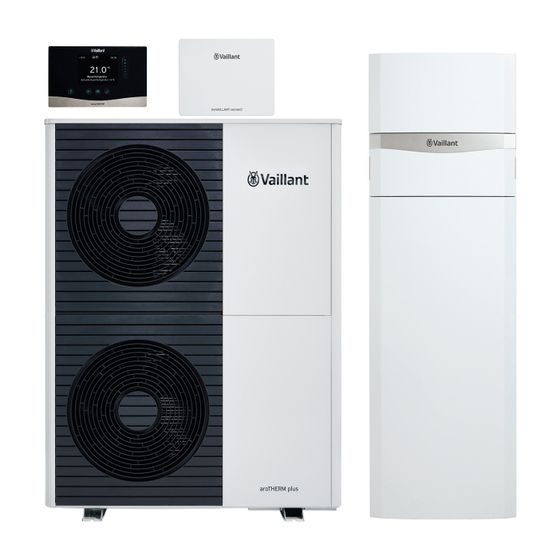 Vaillant aroTHERM plus Wärmepumpen-Paket 4.3209 VWL 105/6A S2 mit uniTOWER plus VIHQW190, Leistung 8,1kW bei A7/W35