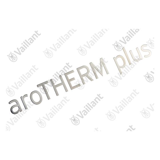 Vaillant Firmenschild aroTHERM plus für VWL 105/125/6 A S2 (R1) und weitere, 8000030645