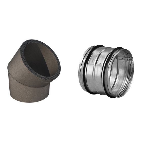 Vaillant aroSTOR plus Bogen 45 Grad isoliert DN 160