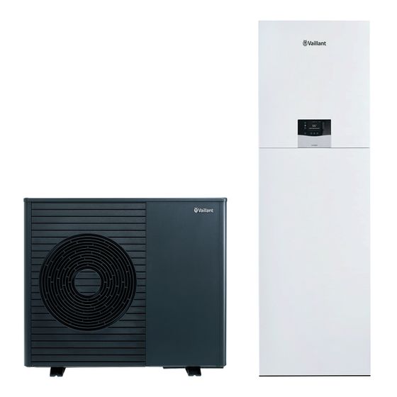 Vaillant aroTHERM plus Set 75/8,1 A 230V R290, 2,67kW bei A7/W35, mit uniTOWER VIH QW 190/7 E, 190L Speicher