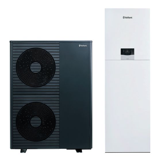 Vaillant aroTHERM plus Set 125/8,1 A 400V R290, 5,74kW bei A7/W35, mit uniTOWER VIH QW 190/7 E, 190L Speicher